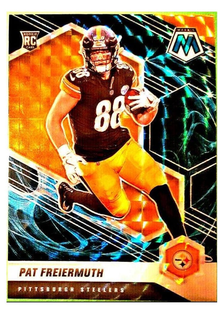 2021 Panini Mosaic Base Set Pat Freiermuth #332 card