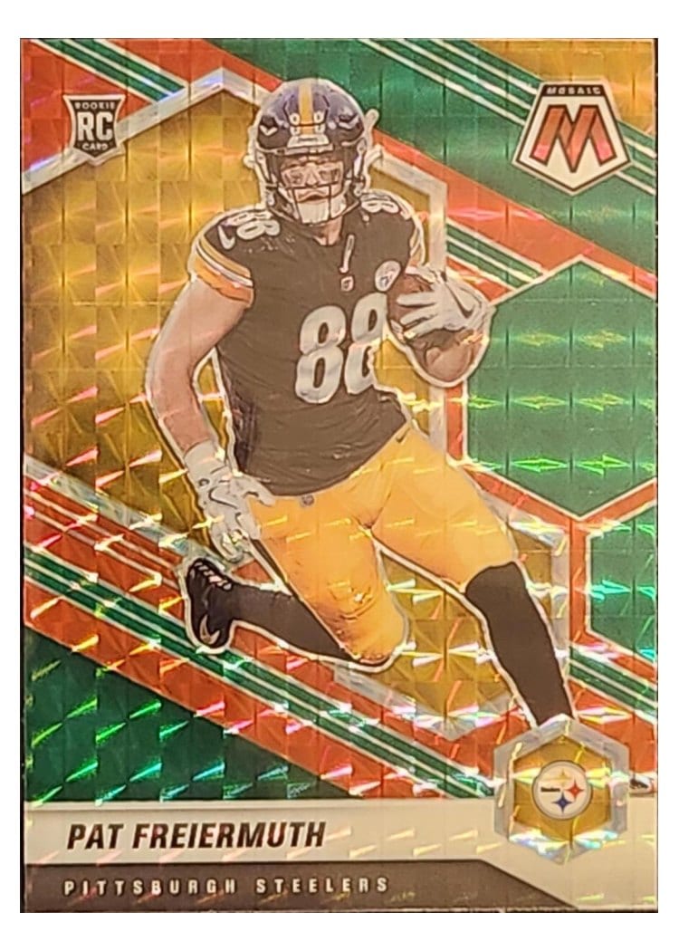 2021 Panini Mosaic Base Set Pat Freiermuth #332 card