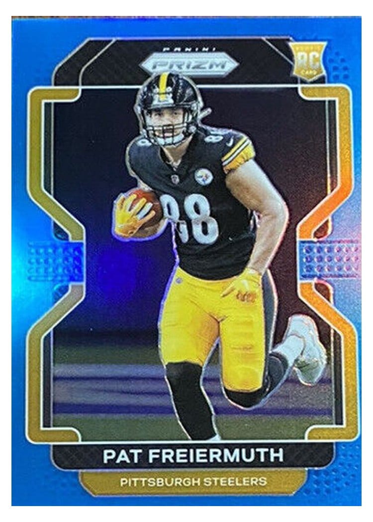 2021 Panini Prizm Base Set Pat Freiermuth Light Blue Prizm #362 card