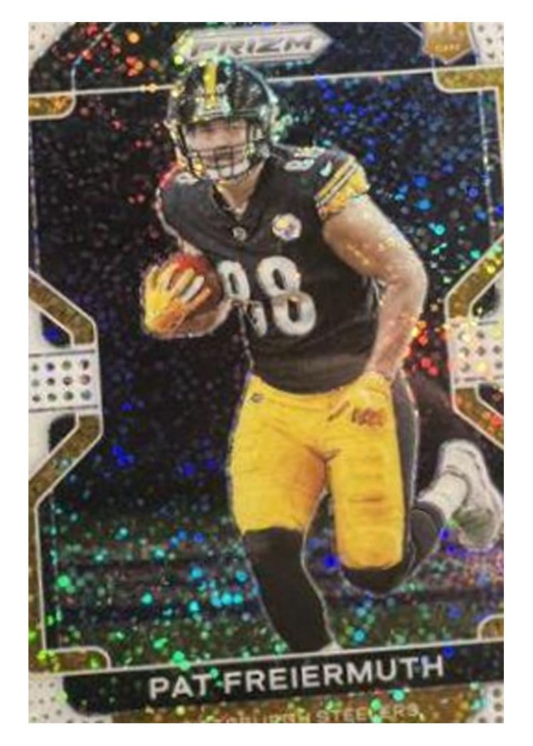2021 Panini Prizm Base Set Pat Freiermuth White Sparkle Prizm #362 card