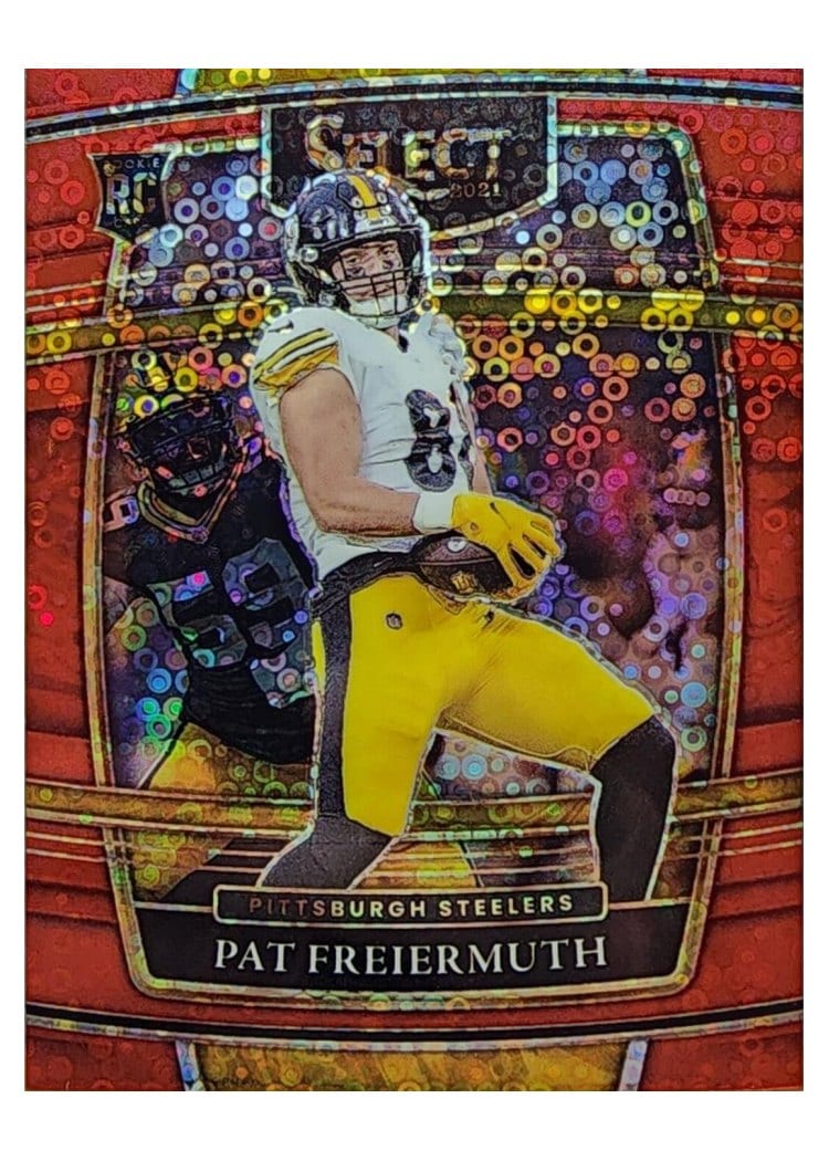 2021 Panini Select Base Set Pat Freiermuth Red Disco #59 card