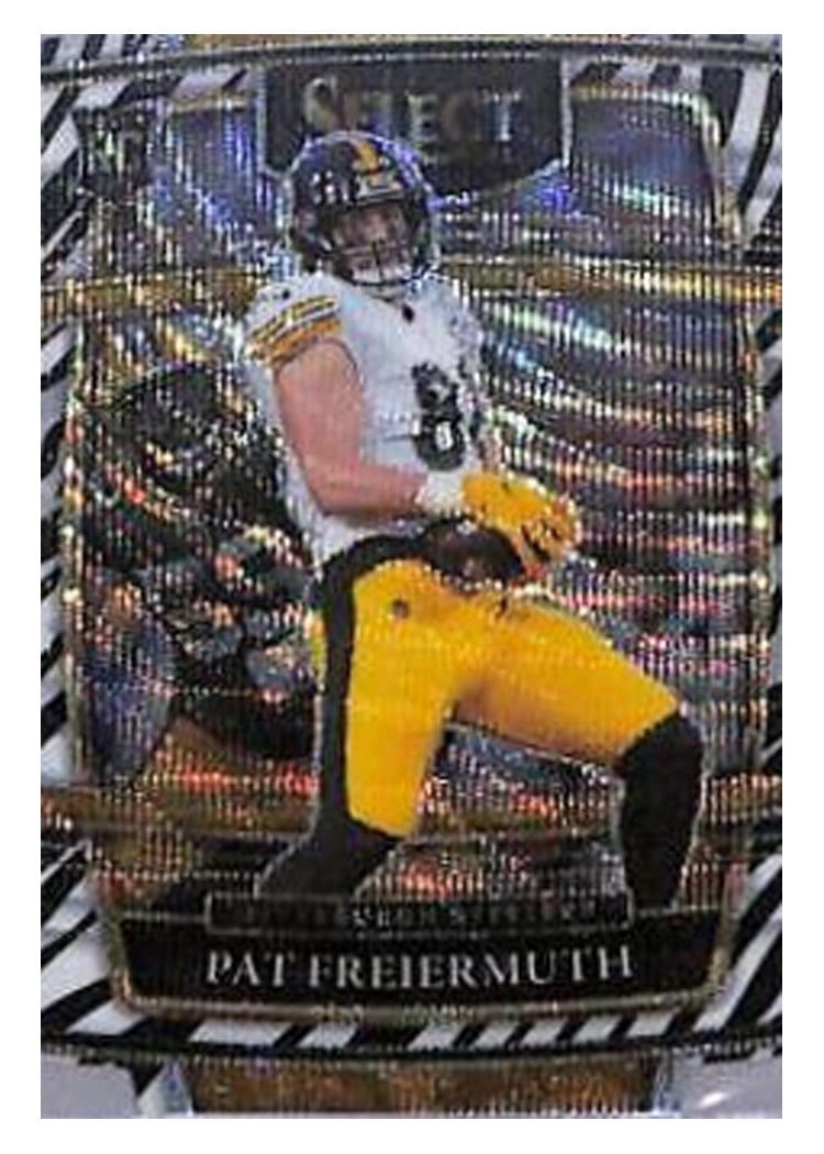2021 Panini Select Base Set Pat Freiermuth Zebra #59 card