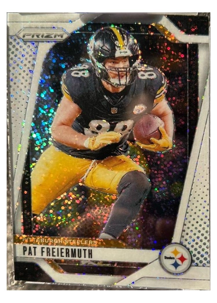 2024 Panini Prizm Base Set Pat Freiermuth White Sparkle #244 card