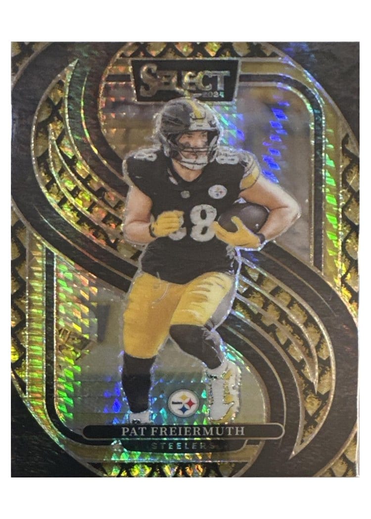 2024 Panini Select Base Set Pat Freiermuth Gold Dragon Scale Prizm #186 card