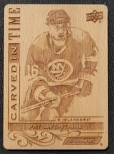 2024-25 Upper Deck Engrained Icons Carved in Time Pat LaFontaine #CT-PL