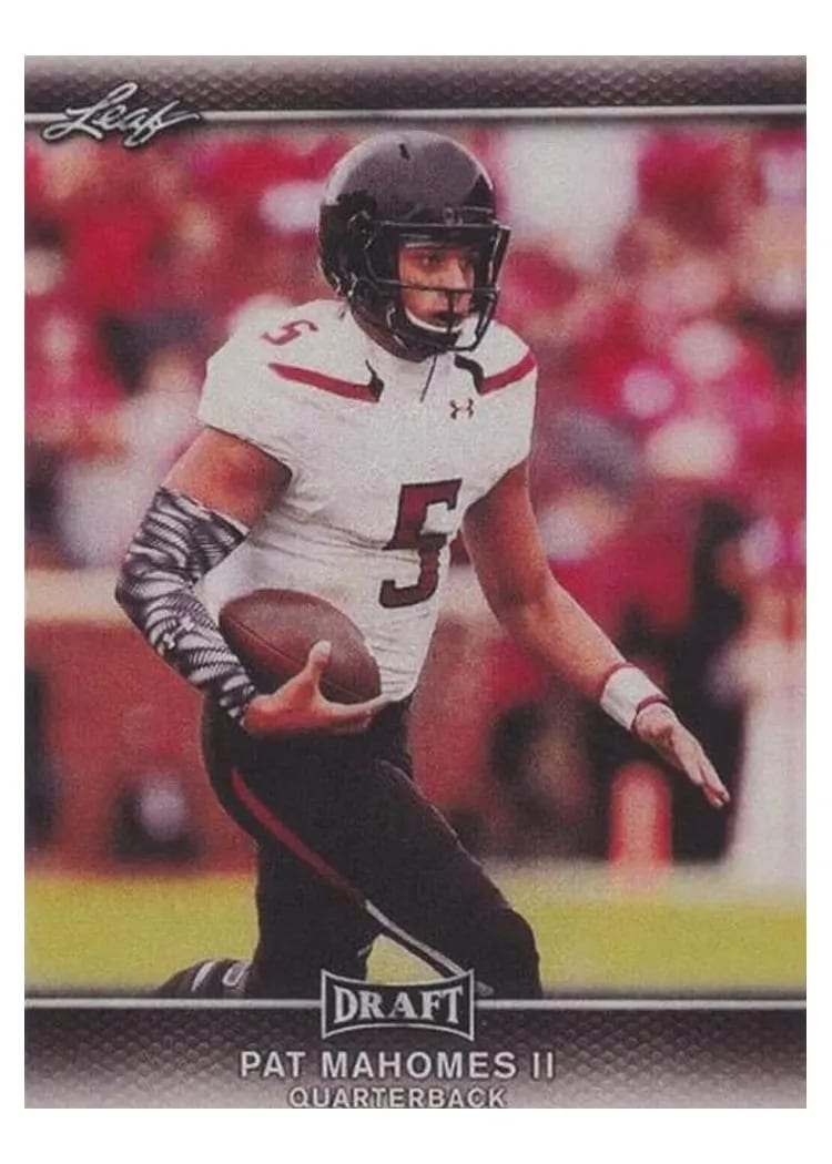 2017 Leaf Draft Pat Mahomes II #56 card