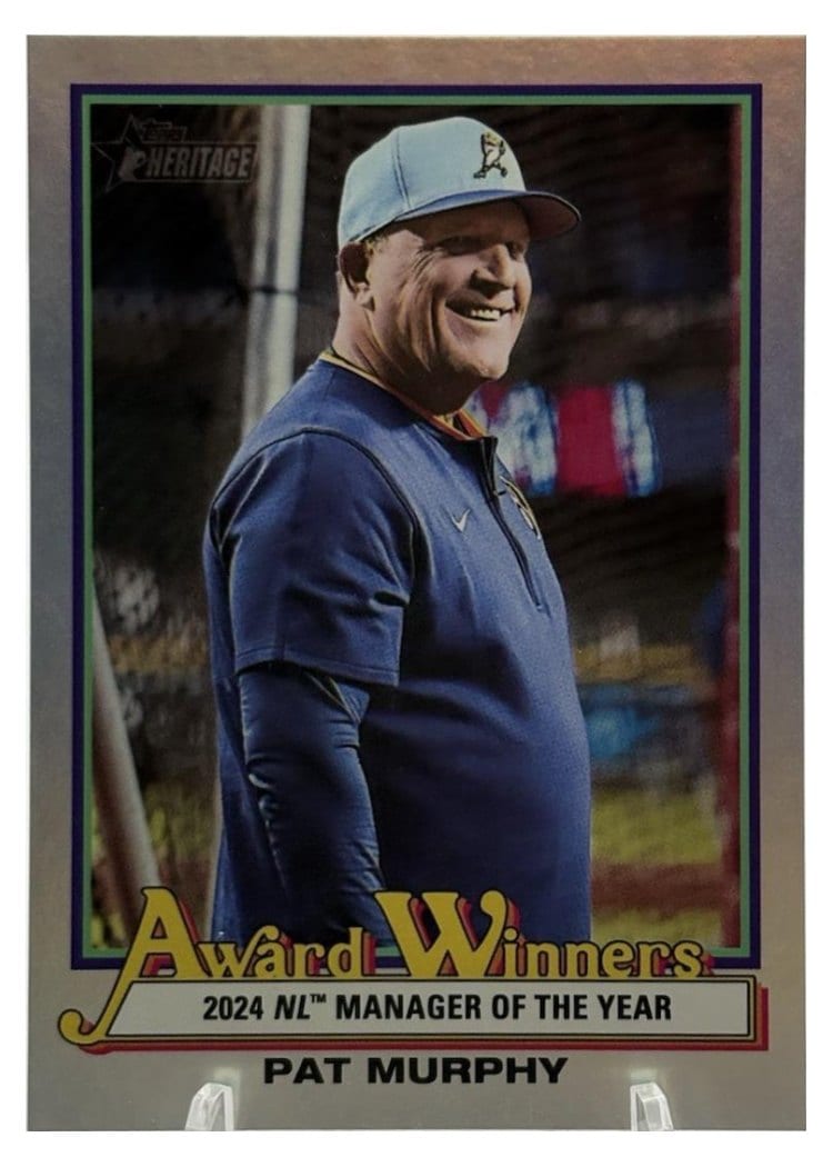 2025 Topps Heritage Award Winners Pat Murphy #AW-8 card
