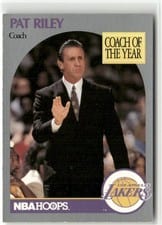 1990-91 Hoops Base Set Pat Riley #317 card