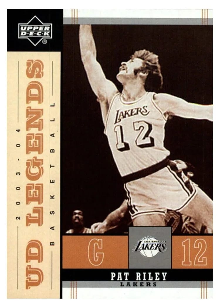 2003 Upper Deck Legends Throwback Pat Riley #48 card