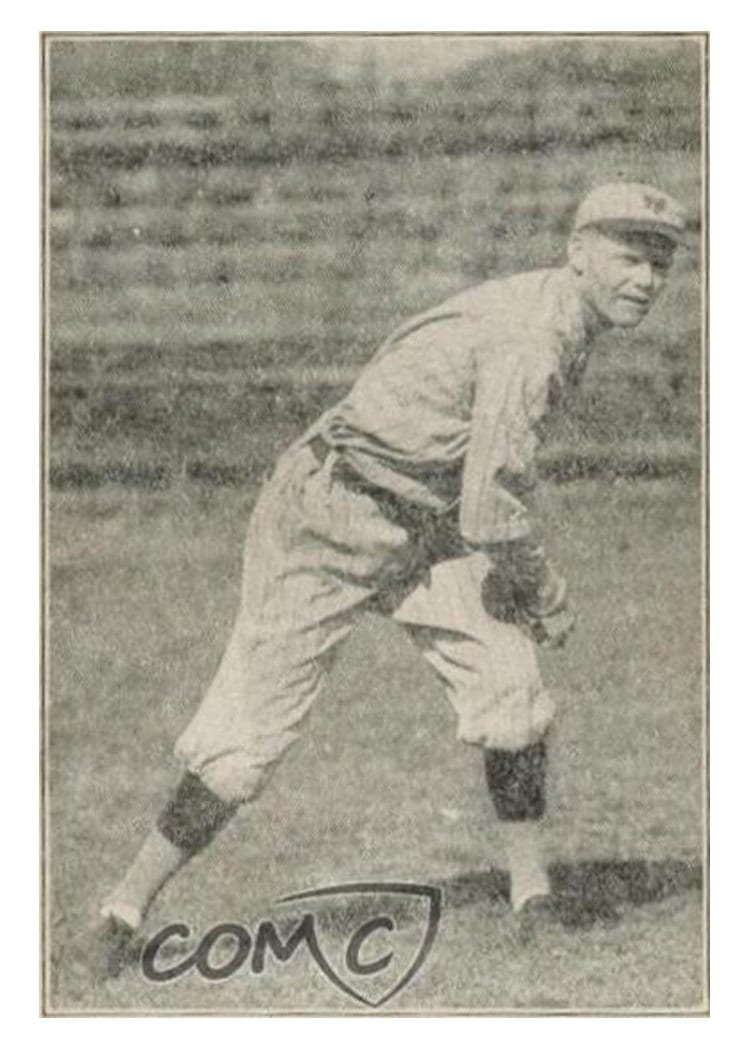 1921 E121 American Caramel Series of 80 'Pat' Shea card