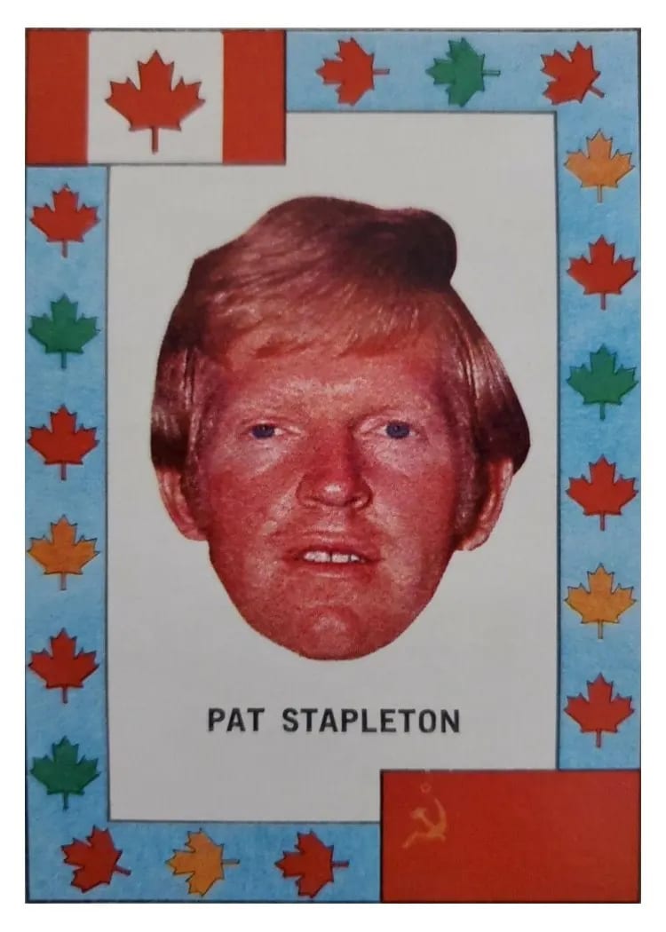 1972 O-Pee-Chee Team Canada Pat Stapleton card