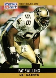 1990 Pro Set Base Set Pat Swilling #218 card