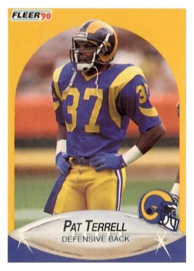 1990 Fleer Update Pat Terrell #U-56 card
