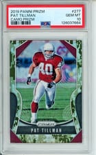 2019 Panini Prizm Pat Tillman Camo Prizm #277 card