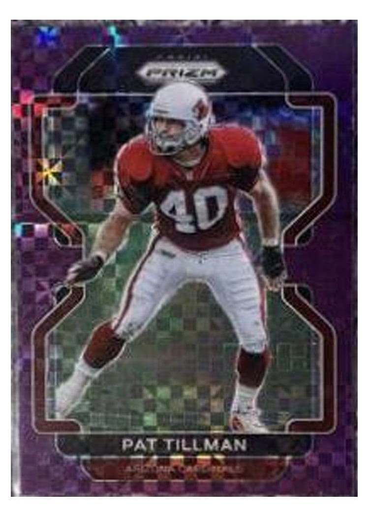 2021 Panini Prizm Base Set Pat Tillman Purple Power Prizm #83 card