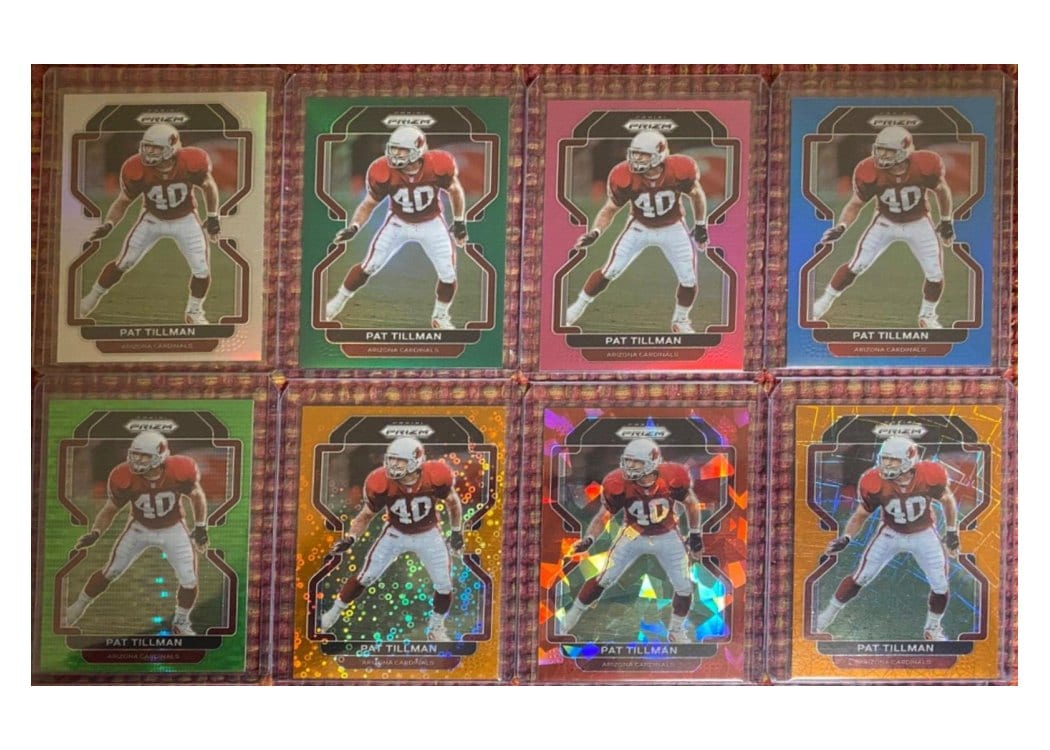 2021 Panini Prizm Base Set Pat Tillman Snakeskin Prizm #83 card