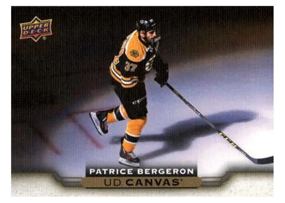 2015 Upper Deck Canvas Patrice Bergeron #C126 card