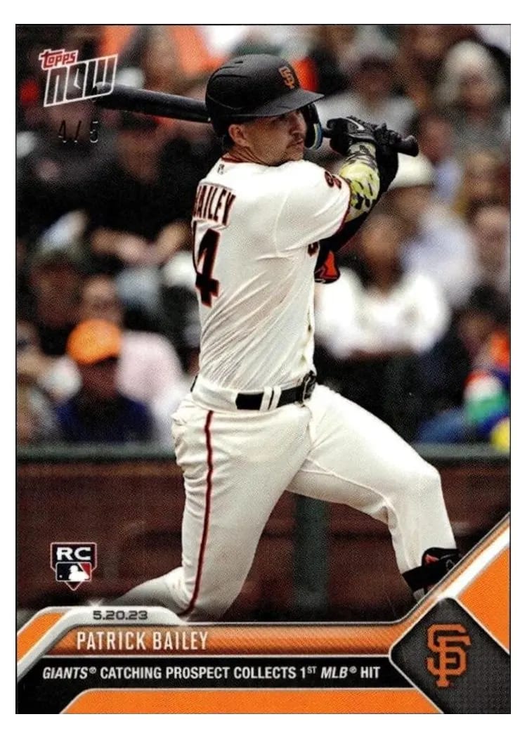 2023 Topps Now Patrick Bailey #324 card