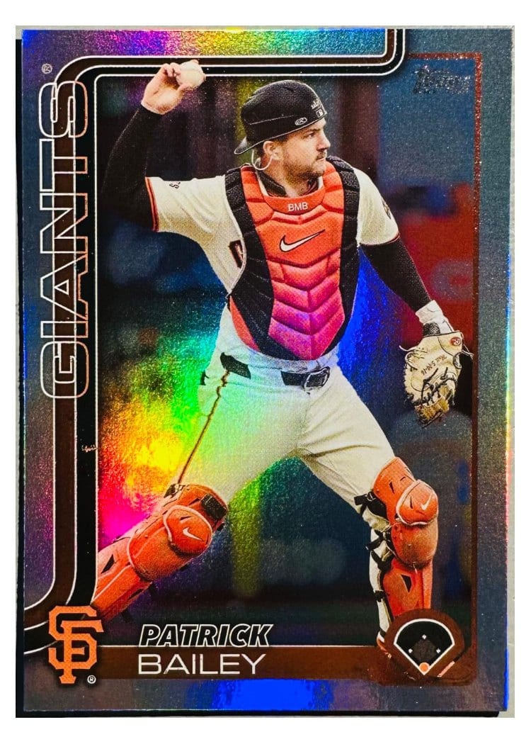 2025 Topps Base Set Patrick Bailey Rainbow Foil #70 card