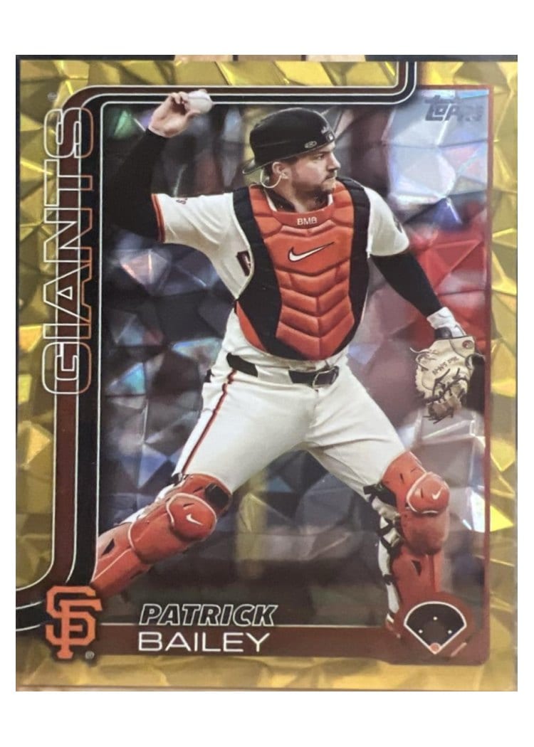 2025 Topps Base Set Patrick Bailey Gold Diamante #70 card