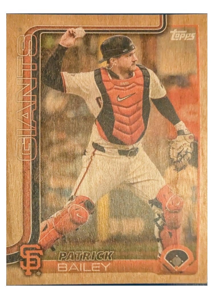 2025 Topps Base Set Patrick Bailey Wood #70 card