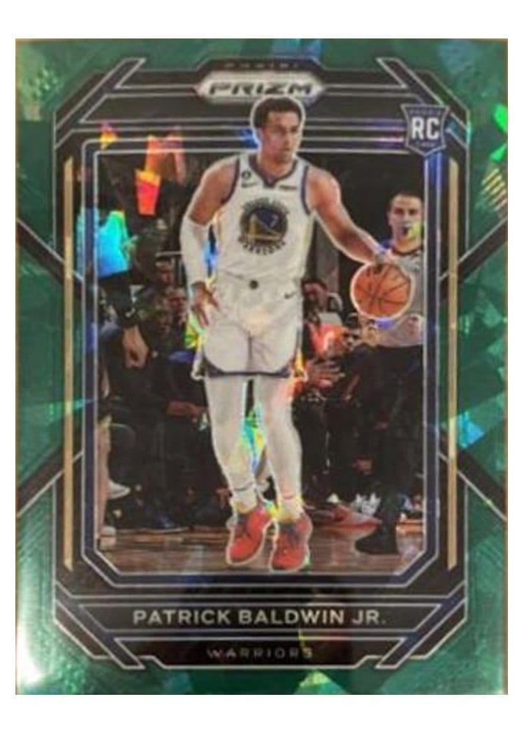 2022-23 Panini Prizm Base Set Patrick Baldwin Jr. Green Ice Prizm #242 card