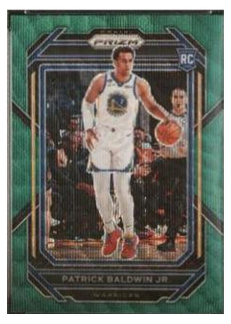 2022-23 Panini Prizm Base Set Patrick Baldwin Jr. Green Wave Prizm #242 card
