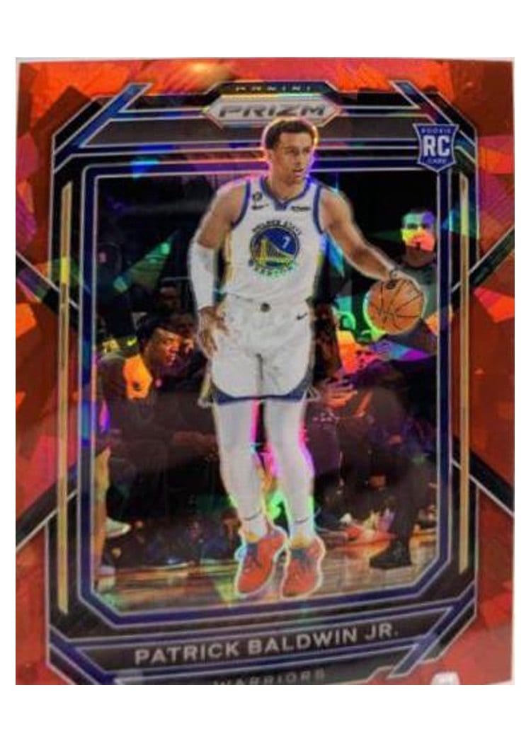 2022-23 Panini Prizm Base Set Patrick Baldwin Jr. Red Ice Prizm #242 card