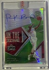 2018 Panini Spectra in the Zone Autographs Patrick Beverley #IZ-PBV