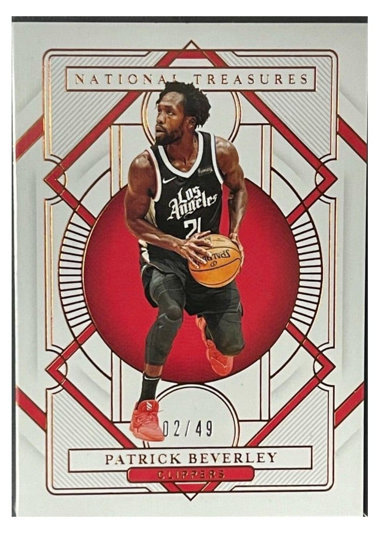 2020-21 Panini National Treasures Base Set Patrick Beverley #79 card