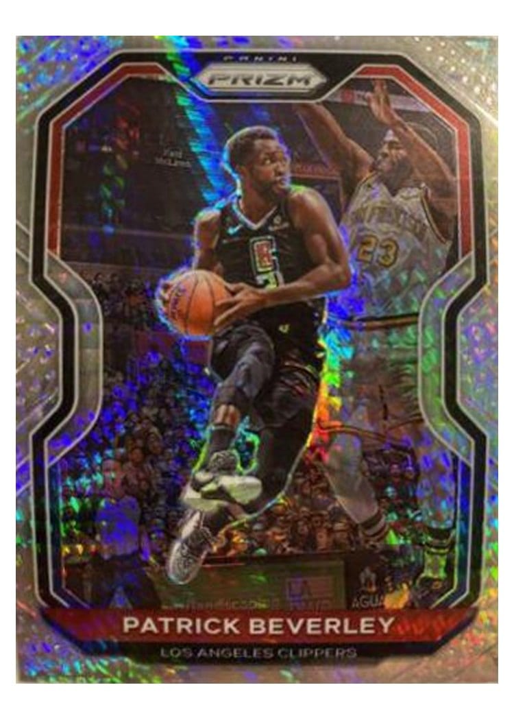 2020-21 Panini Prizm Base Set Patrick Beverley Hyper Prizm #140 card