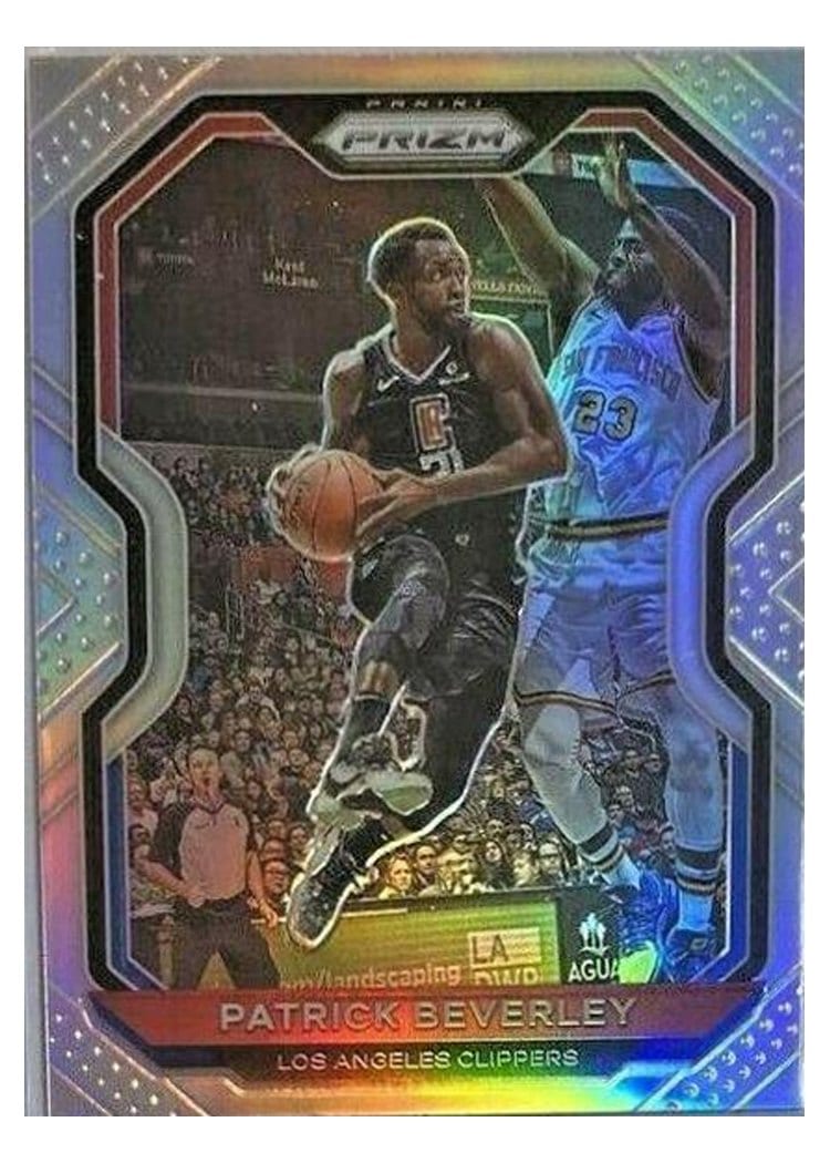 2020-21 Panini Prizm Base Set Patrick Beverley Silver Prizm #140 card