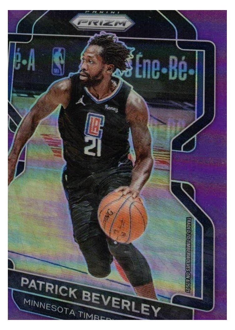 2021-22 Panini Prizm Base Set Patrick Beverley #25 card