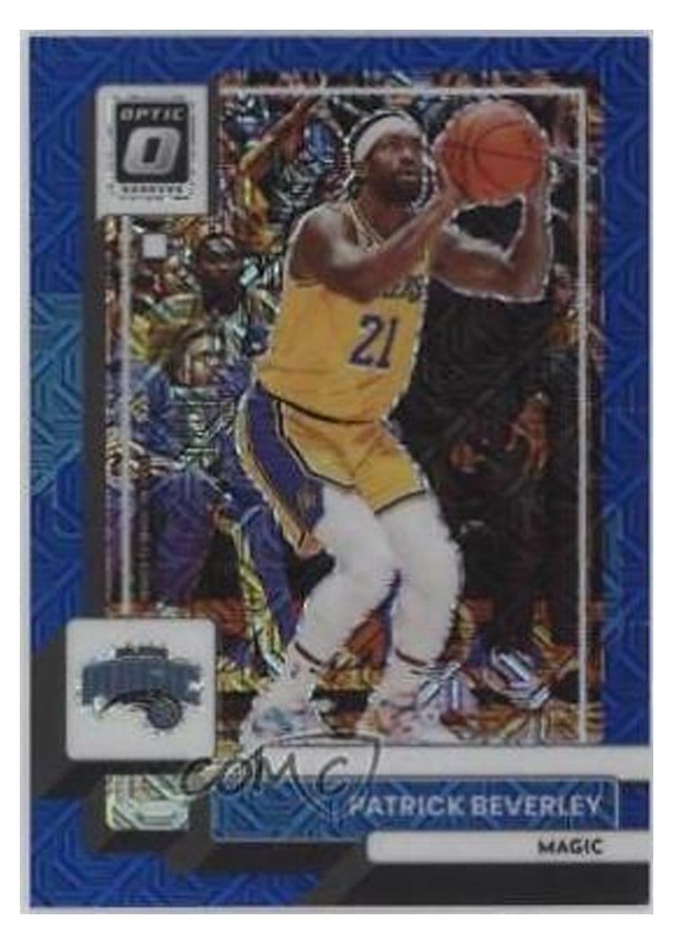 2022-23 Donruss Optic Base Set Patrick Beverley Choice Blue Mojo #107 card