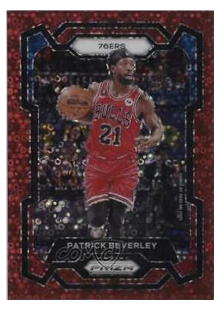 2023-24 Panini Prizm Base Set Patrick Beverley Fast Break Red #268 card