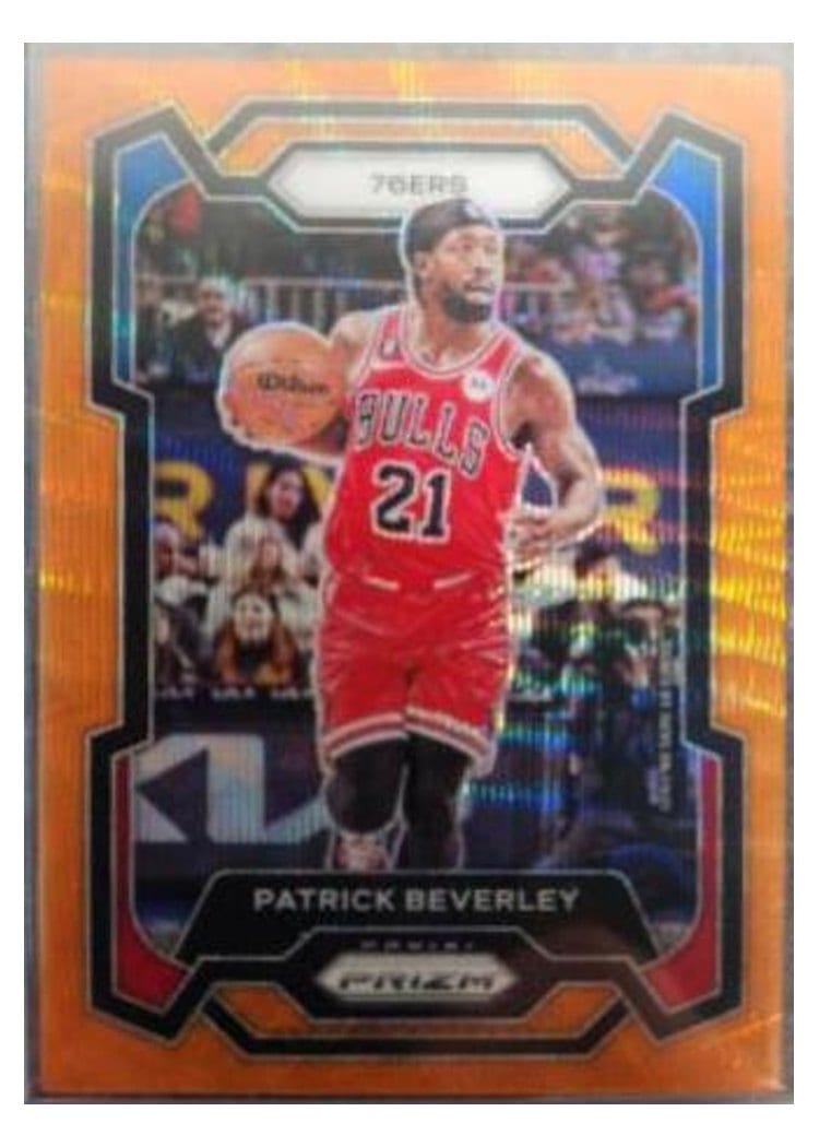 2023-24 Panini Prizm Base Set Patrick Beverley Orange Wave #268 card