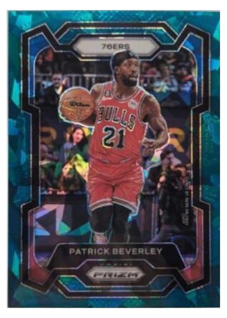 2023-24 Panini Prizm Base Set Patrick Beverley Teal Ice #268 card