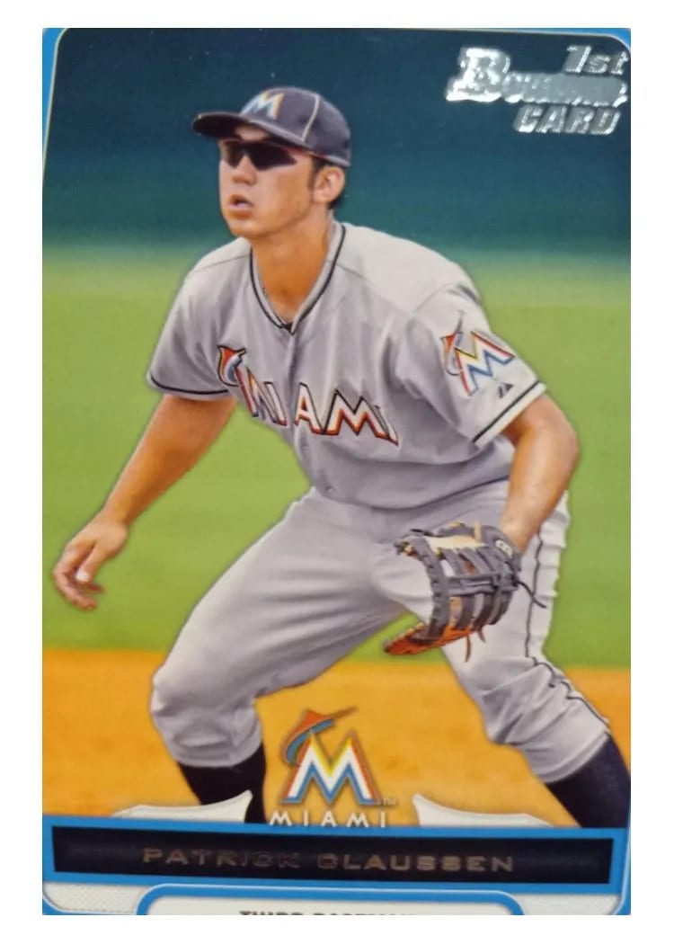 2012 Bowman Draft Patrick Claussen #BDPP156 card