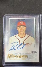 2020 Topps Allen & Ginter Chrome Autographs Patrick Corbin #ACG-PC card