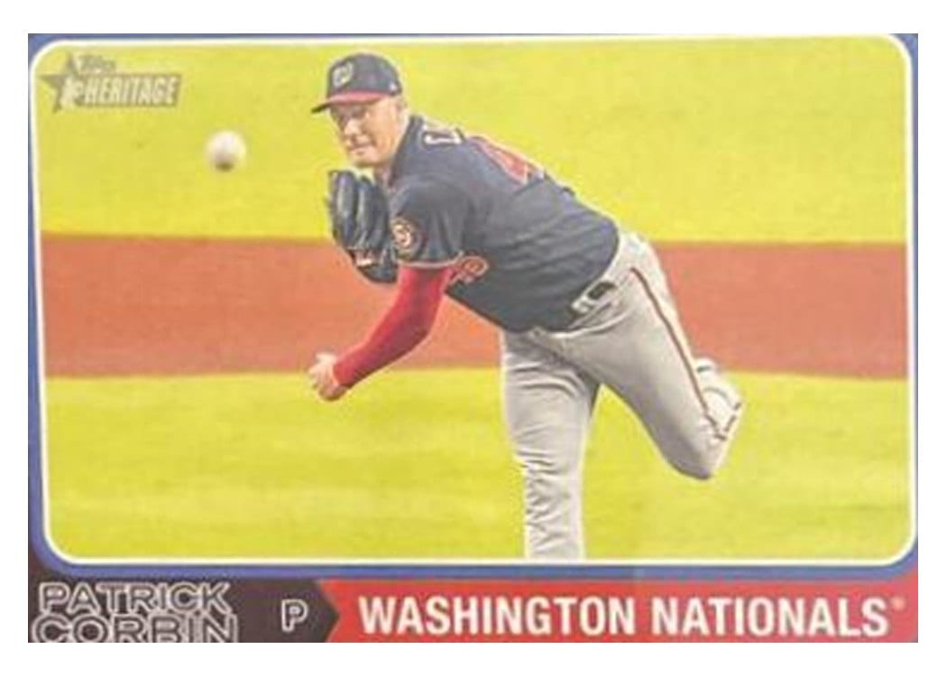 2023 Topps Heritage Base Set Patrick Corbin #386 card