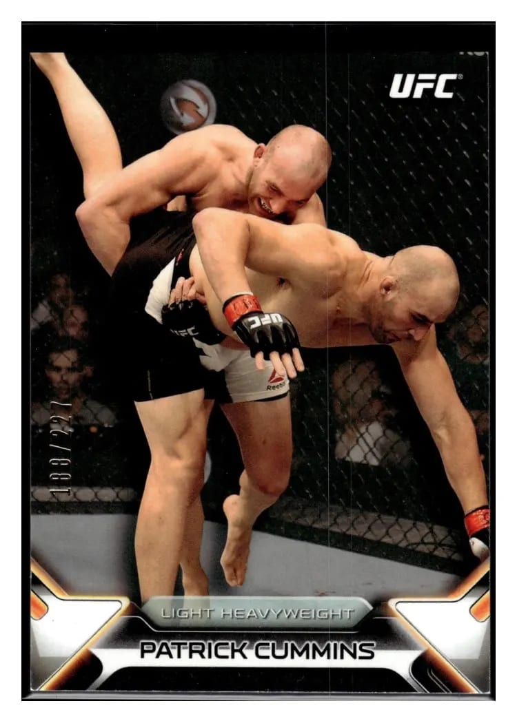 2016 Topps UFC Knockout Patrick Cummins Silver #2 card