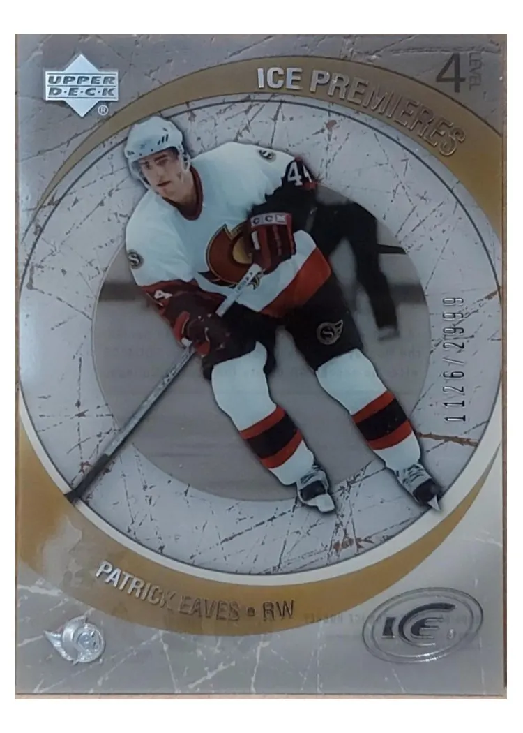 2005 Upper Deck Ice Patrick Eaves #160 card