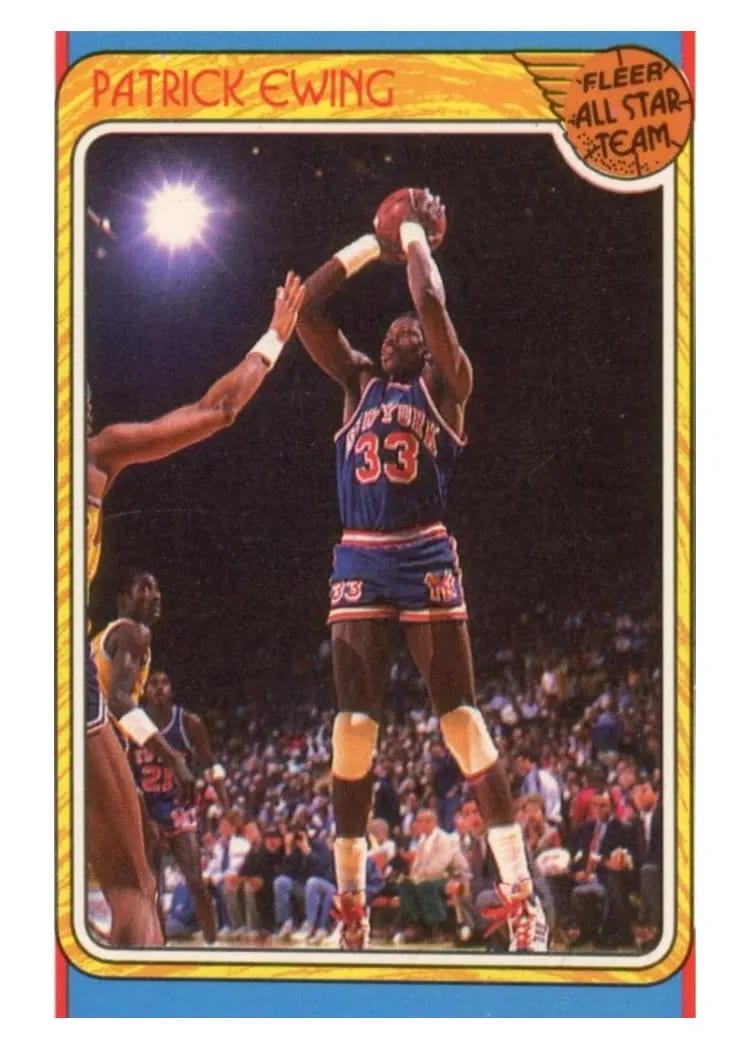 1988 Fleer Patrick Ewing #130 card