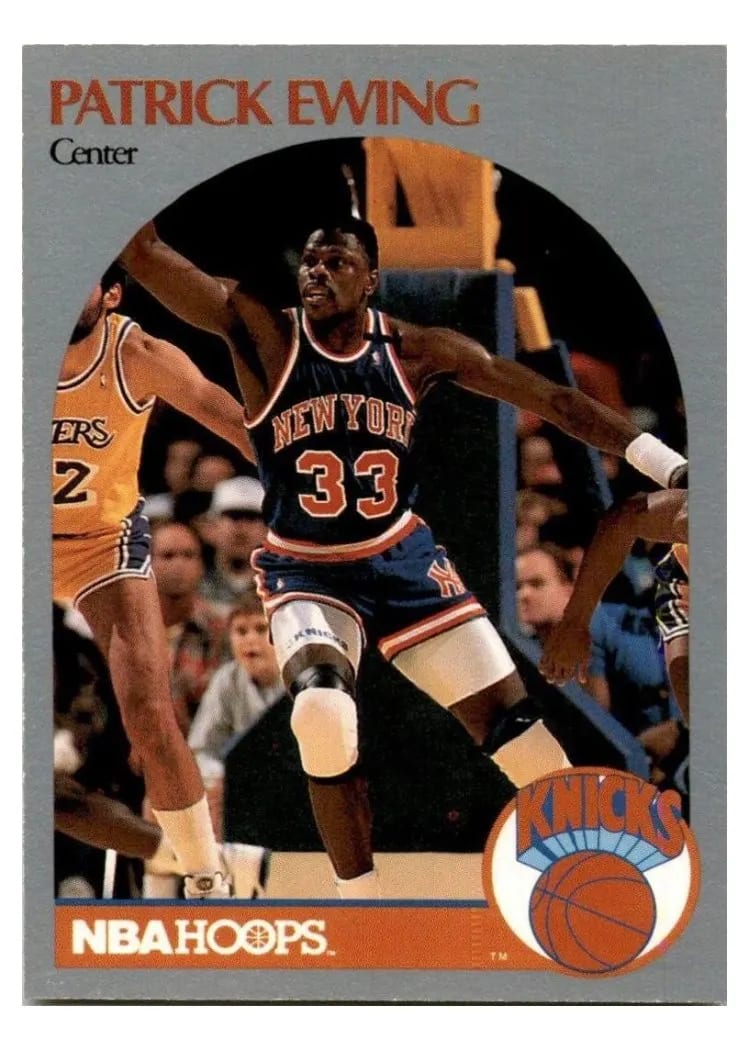 1990 Hoops Patrick Ewing #203 card