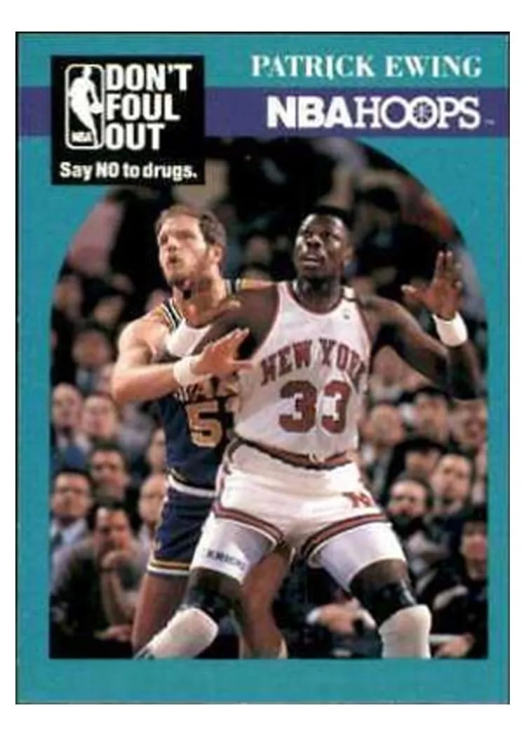 1990 Hoops Patrick Ewing #388 card