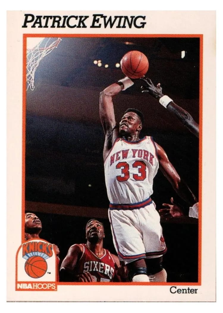 1991 Hoops Patrick Ewing #140 card