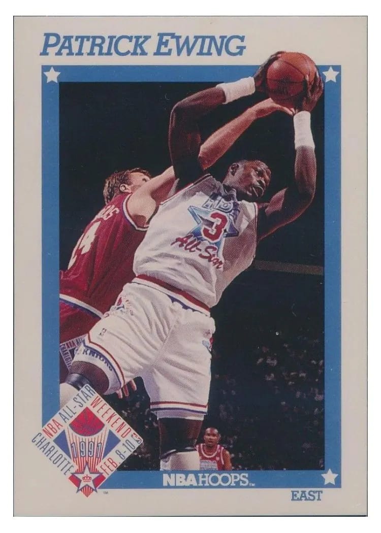 1991 Hoops Patrick Ewing #251 card