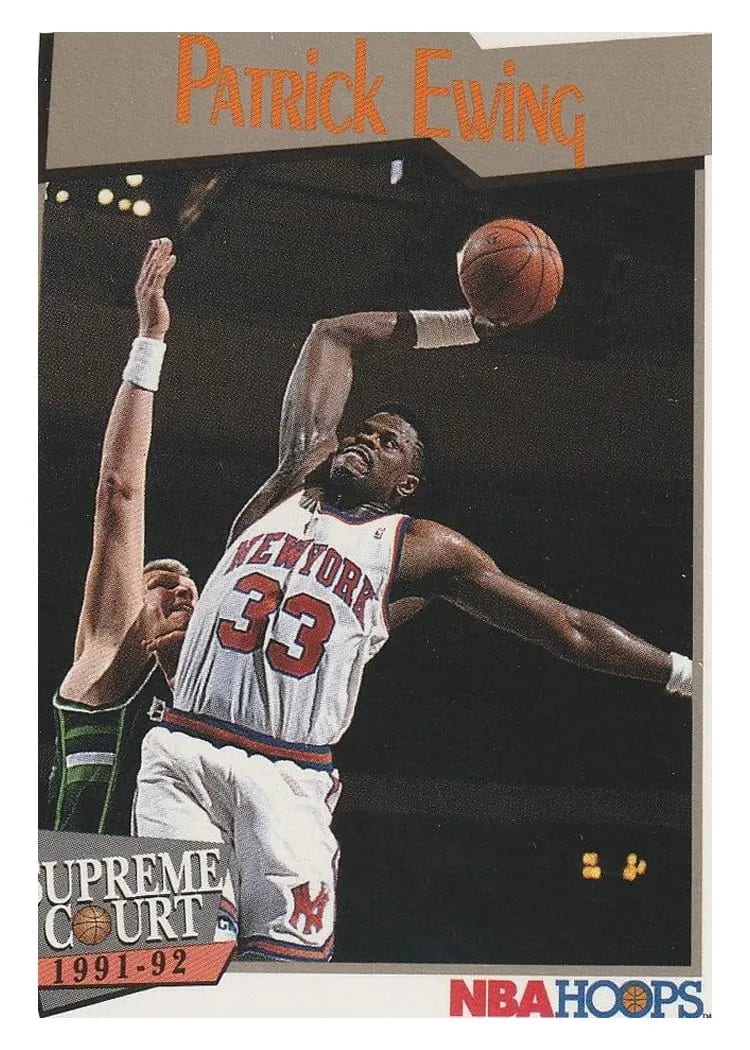 1991 Hoops Patrick Ewing #483 card