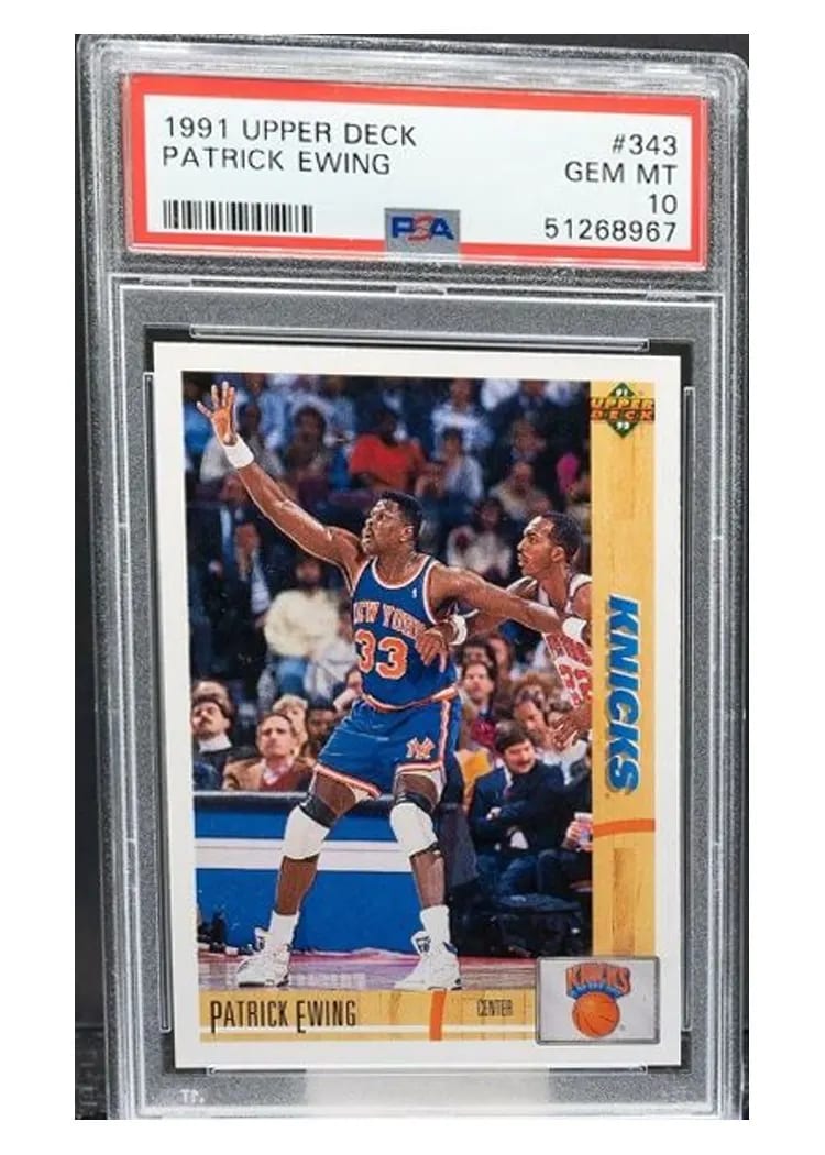 1991 Upper Deck Patrick Ewing #343 card