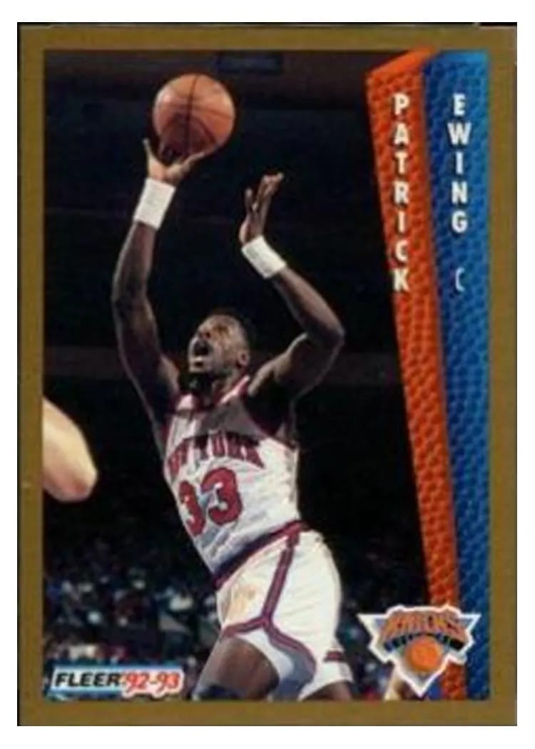 1992 Fleer Patrick Ewing #150 card